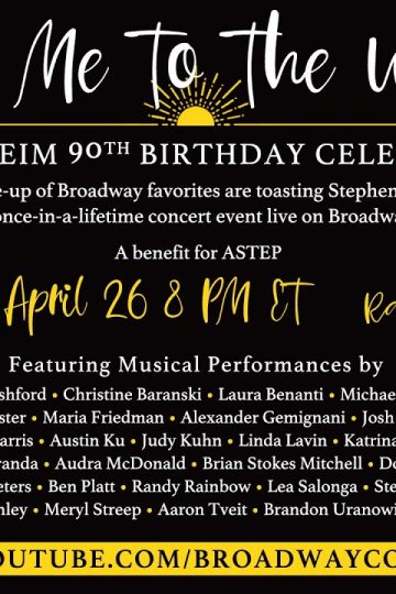 Take Me to the World: A Sondheim 90th Birthday Celebration